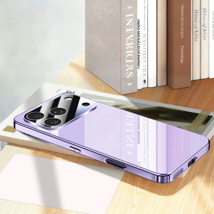 For iPhone 17 Pro Max Electroplating Ice Crystal Airbag Full Coverage Shockproof Phone Case