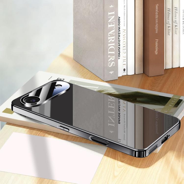For iPhone Air Electroplating Ice Crystal Airbag Full Coverage Shockproof Phone Case