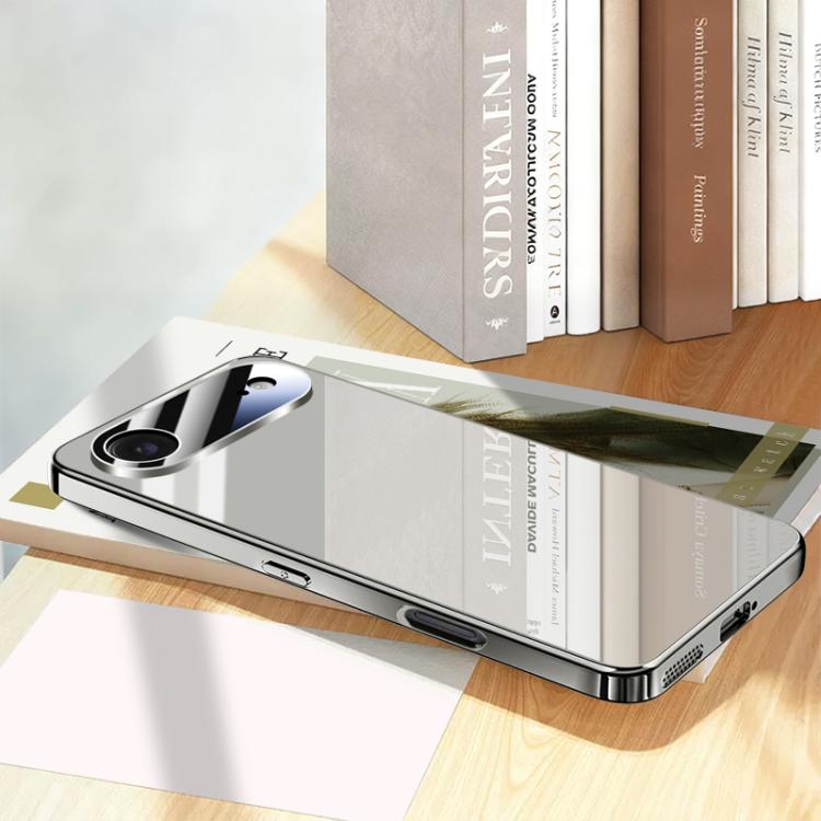 For iPhone Air Electroplating Ice Crystal Airbag Full Coverage Shockproof Phone Case