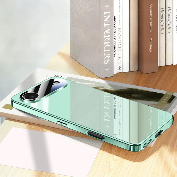 For iPhone Air Electroplating Ice Crystal Airbag Full Coverage Shockproof Phone Case