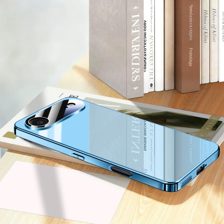 For iPhone Air Electroplating Ice Crystal Airbag Full Coverage Shockproof Phone Case
