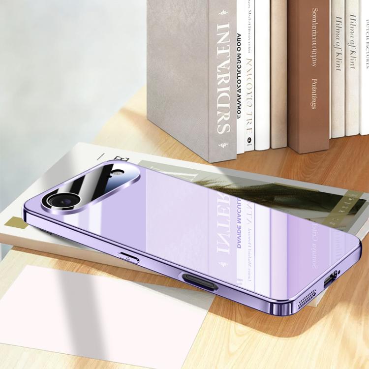 For iPhone Air Electroplating Ice Crystal Airbag Full Coverage Shockproof Phone Case
