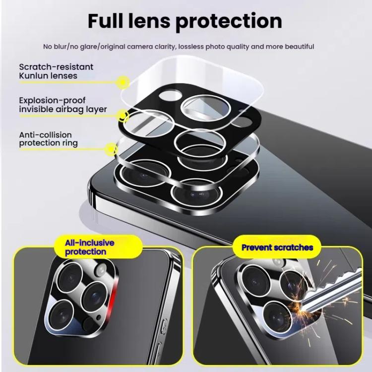 For iPhone 12 Pro Electroplating Ice Crystal Airbag Full Coverage Shockproof Phone Case
