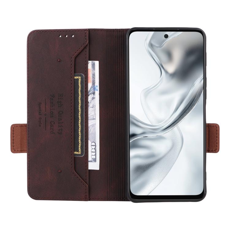 For ZTE nubia S2 A502ZT Magnetic Clasp Leather Phone Case