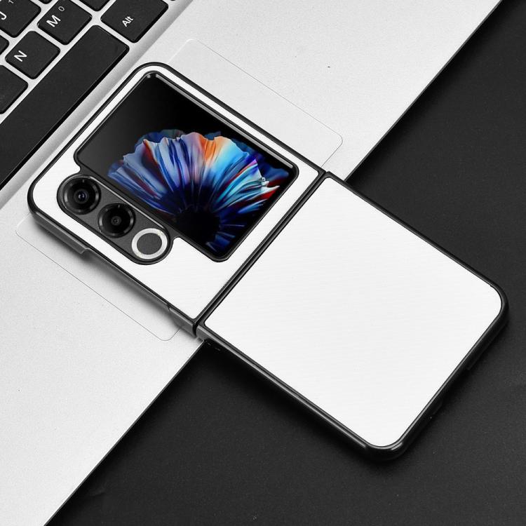 For ZTE nubia Flip2 Carbon Fiber Texture PU Leather PC Phone Case