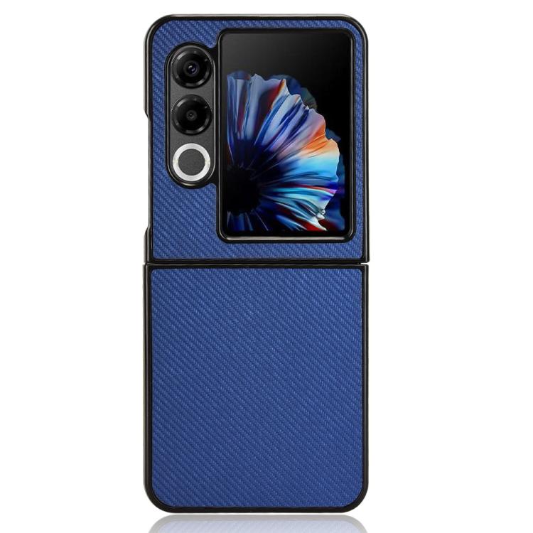 For ZTE nubia Flip2 Carbon Fiber Texture PU Leather PC Phone Case