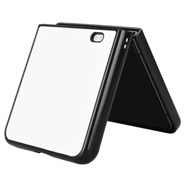 For ZTE nubia Flip3 Carbon Fiber Texture PU Leather PC Phone Case