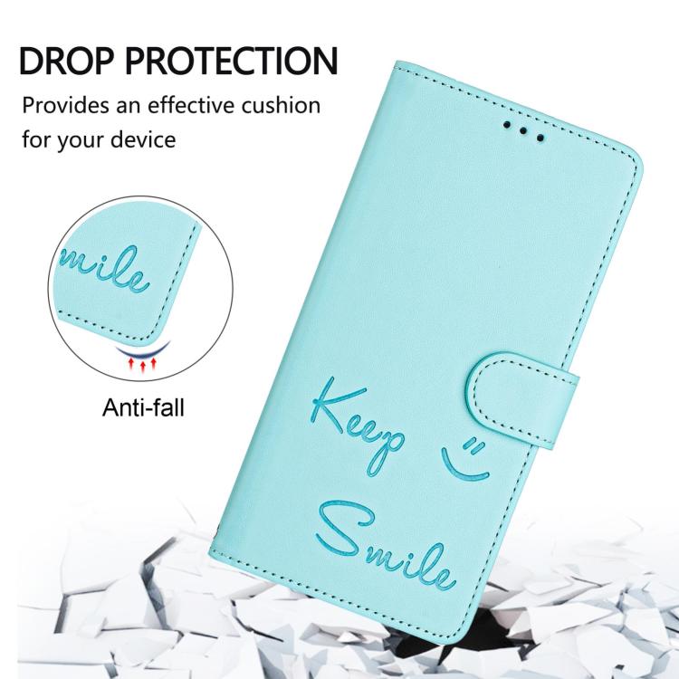For Xiaomi 15T Pro 5G Smile Embossing RFID Leather Phone Case