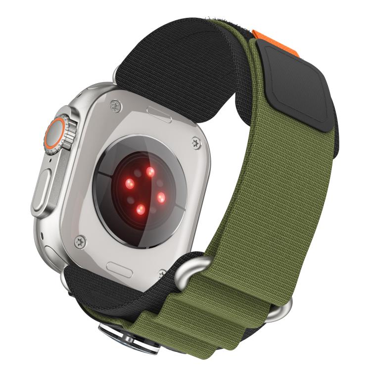 For Apple Watch 42mm / 41mm / 40mm / 38mm Kalebol Compass Nylon Loop Watch Strap