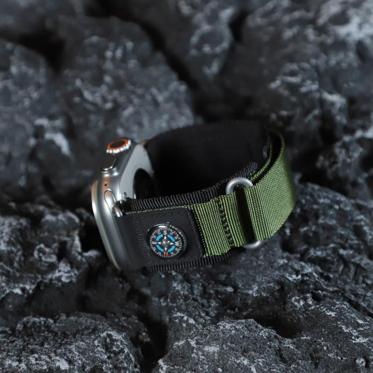 For Apple Watch 42mm / 41mm / 40mm / 38mm Kalebol Compass Nylon Loop Watch Strap