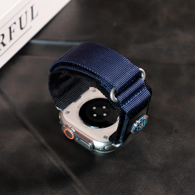 For Apple Watch 42mm / 41mm / 40mm / 38mm Kalebol Compass Nylon Loop Watch Strap