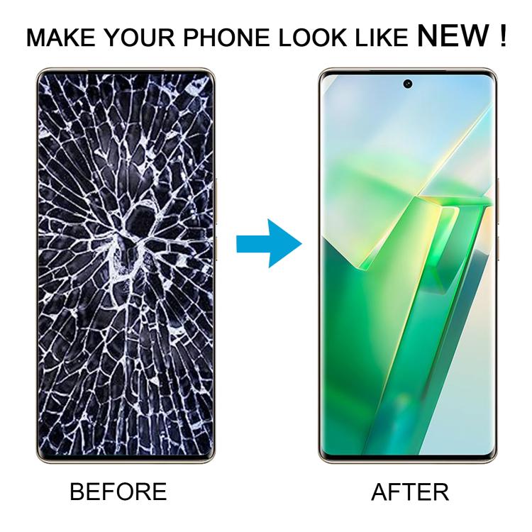 For vivo T2 Pro 5G OLED LCD Screen with Digitizer Full Assembly with Fingerprint Identification