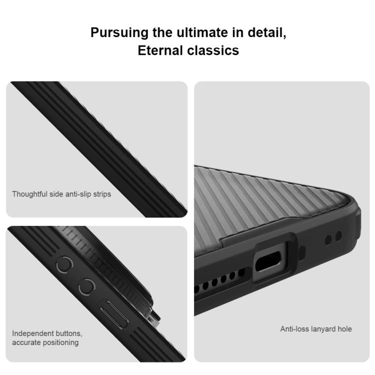 For Xiaomi 17 Ultra NILLKIN CamShield Prop MagSafe Magnetic Translucent PC Phone Case - Black