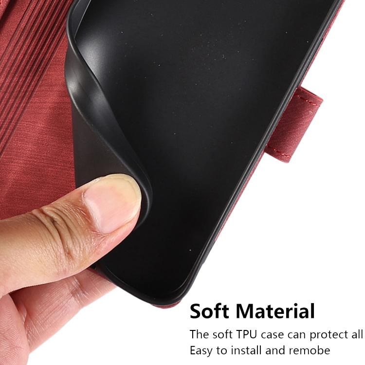 For Samsung Galaxy S24 FE 5G Orchid Butterfly Embossed Leather Phone Case