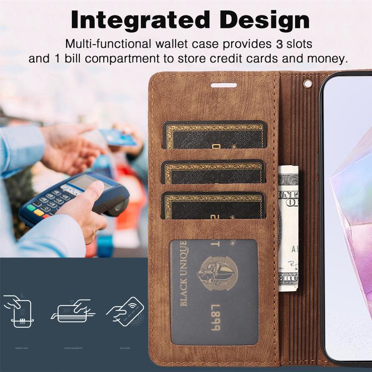 For Samsung Galaxy A36 5G Orchid Butterfly Embossed Leather Phone Case