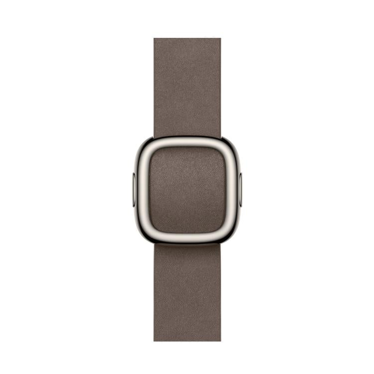 For Apple Watch 46mm / 49mm / 45mm / 44mm Modern Style Leather Watch Band