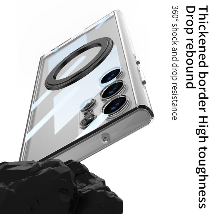 For Samsung Galaxy S23 Ultra 5G GKK Space Series Rotate MagSafe Shockproof Full Coverage Phone Case