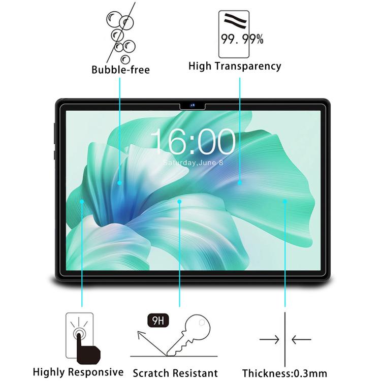 For FEZAWIO F11 10.1 25pcs 9H 0.3mm Explosion-proof Tempered Glass Film