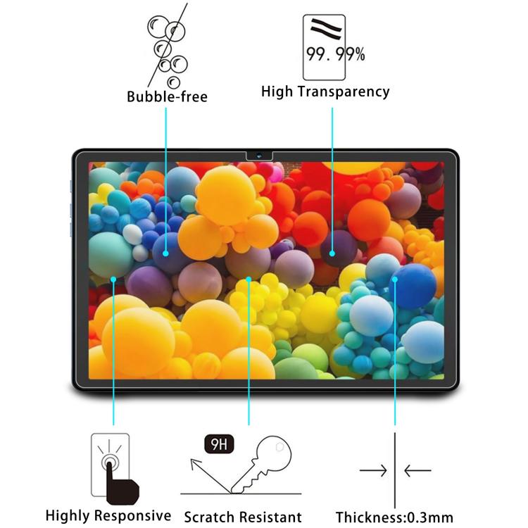 For FEZAWIO F10 10.1 25pcs 9H 0.3mm Explosion-proof Tempered Glass Film