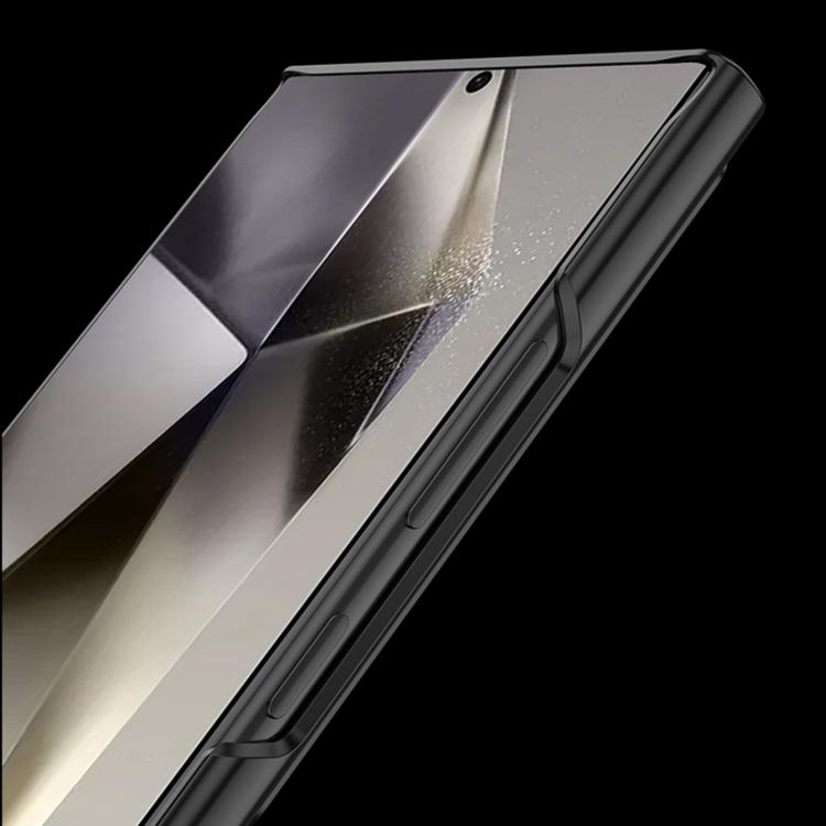 For Samsung Galaxy S23 Ultra 5G GKK Mech Style Ultra-thin Folding Holder Phone Case, Not Included Pen