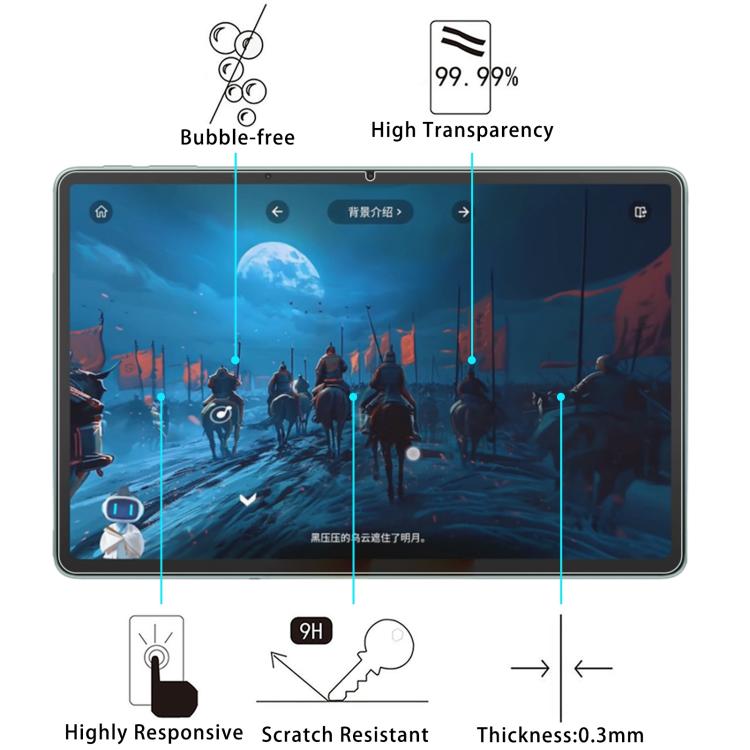 For Xiaodu T30 Pro / Z30 14 9H 0.3mm Explosion-proof Tempered Glass Film