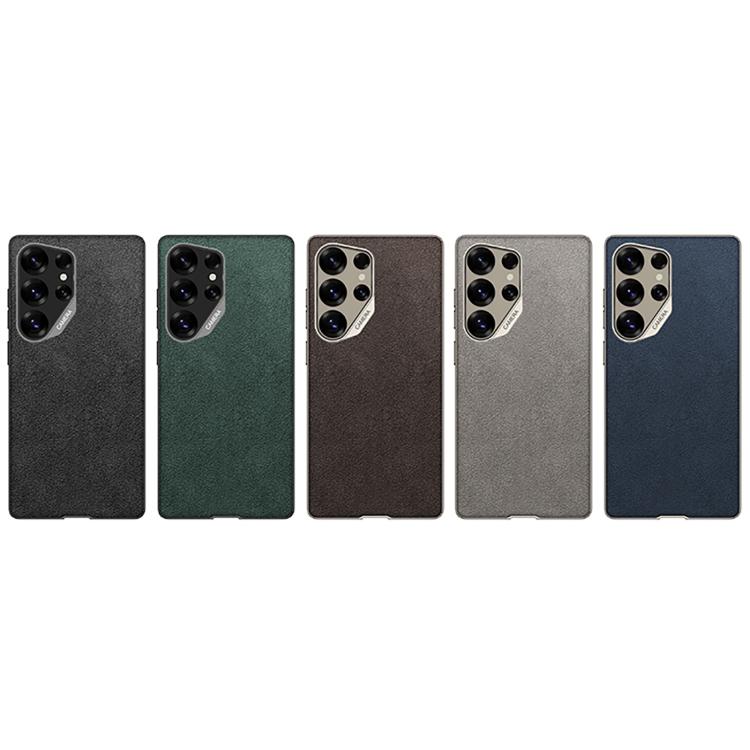 For Samsung Galaxy S23 Ultra 5G GKK Metal Paint Skin Feel Suede Full Coverage Phone Case