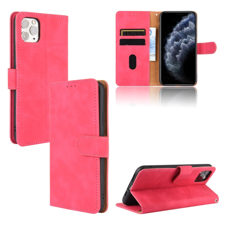 For iPhone 12 mini Solid Color Skin Feel Magnetic Buckle Horizontal Flip Calf Texture PU Leather Case with Holder & Card Slots & Wallet