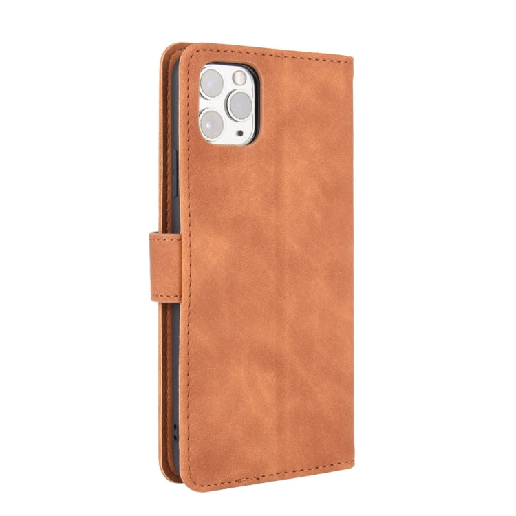 For iPhone 12 mini Solid Color Skin Feel Magnetic Buckle Horizontal Flip Calf Texture PU Leather Case with Holder & Card Slots & Wallet