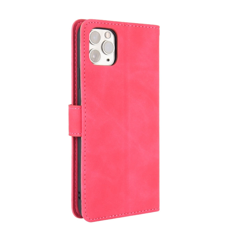 For iPhone 12 Pro Max Solid Color Skin Feel Magnetic Buckle Horizontal Flip Calf Texture PU Leather Case with Holder & Card Slots & Wallet