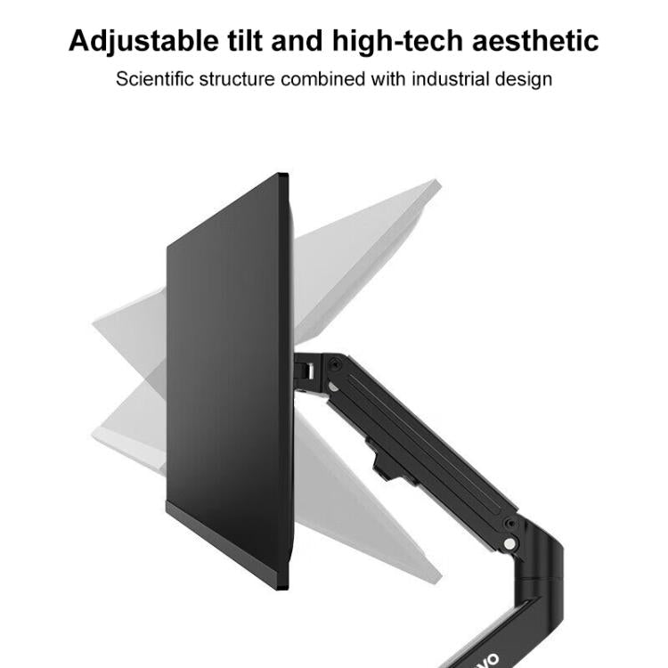 Lenovo Thinkplus ZJA4 Rotatable Lift Desktop Monitor Holder - Black