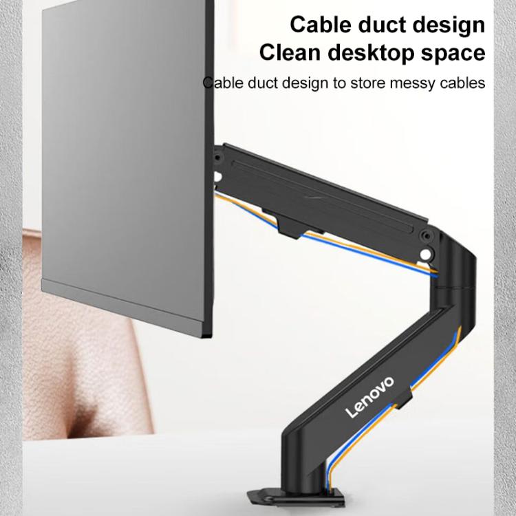 Lenovo Thinkplus ZJA4 Rotatable Lift Desktop Monitor Holder - Black