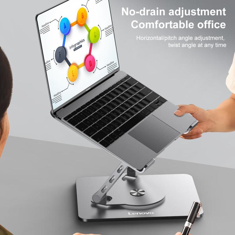 Lenovo Thinkplus ZJA7 360 Degree Rotating Laptop Heat Dissipation Metal Holder