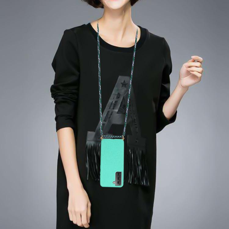 For Samsung Galaxy S25 5G Wheat Straw Material Hybrid TPU Phone Case with Lanyard