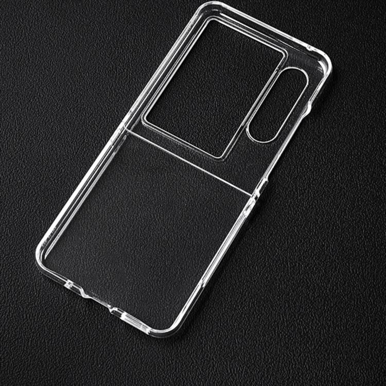 For ZTE nubia Flip2 PC Transparent Shockproof Phone Case