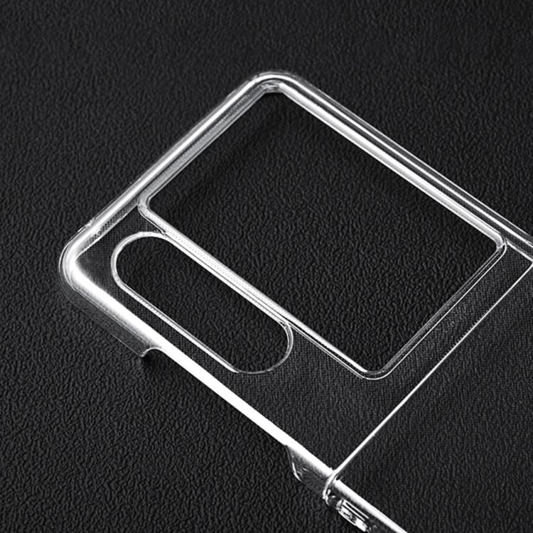 For ZTE nubia Flip2 PC Transparent Shockproof Phone Case