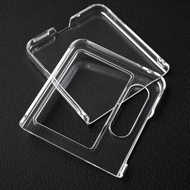 For ZTE nubia Flip2 PC Transparent Shockproof Phone Case