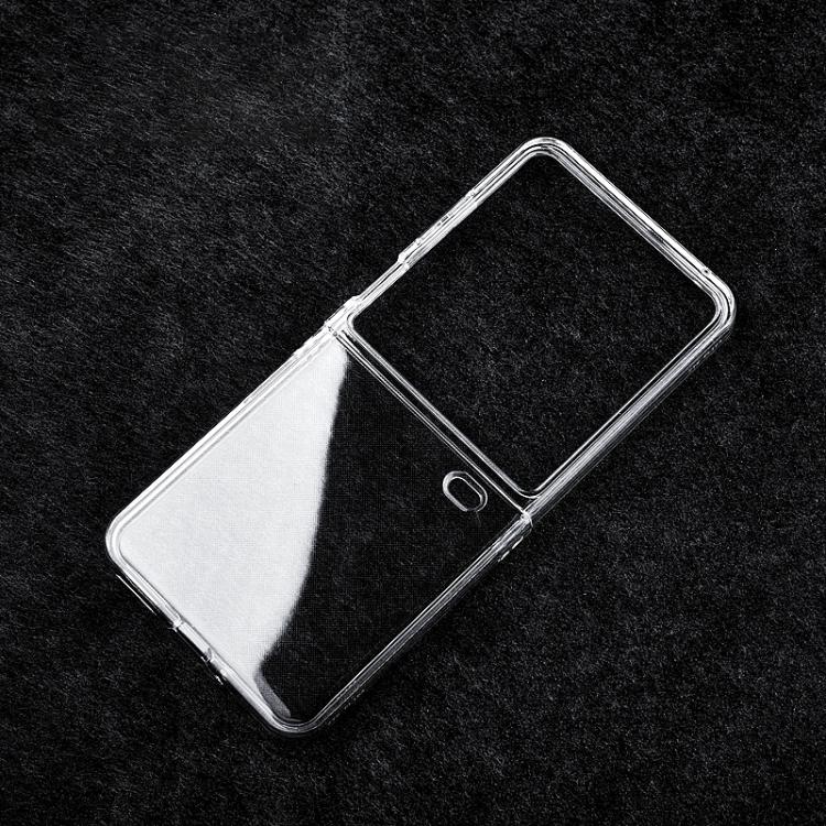 For ZTE nubia Flip3 PC Transparent Shockproof Phone Case