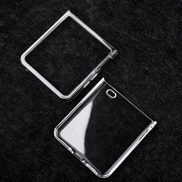 For ZTE nubia Flip3 PC Transparent Shockproof Phone Case