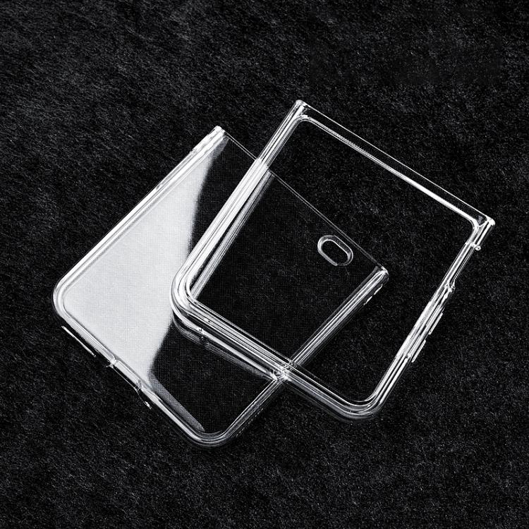 For ZTE nubia Flip3 PC Transparent Shockproof Phone Case