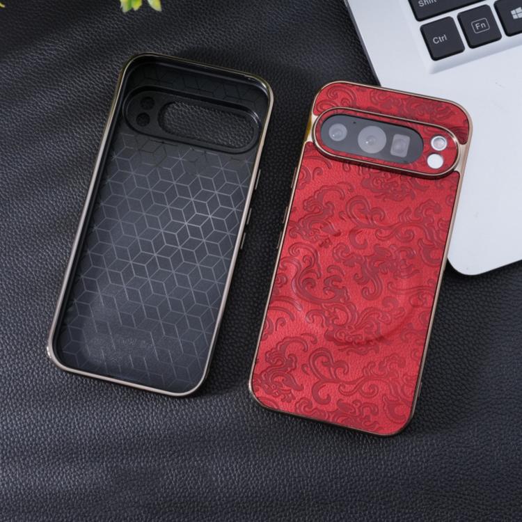 For Google Pixel 9 Pro Cloud Dragon Pattern MagSafe Phone Case