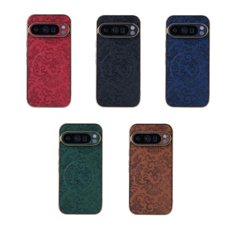For Google Pixel 9 Pro Cloud Dragon Pattern MagSafe Phone Case
