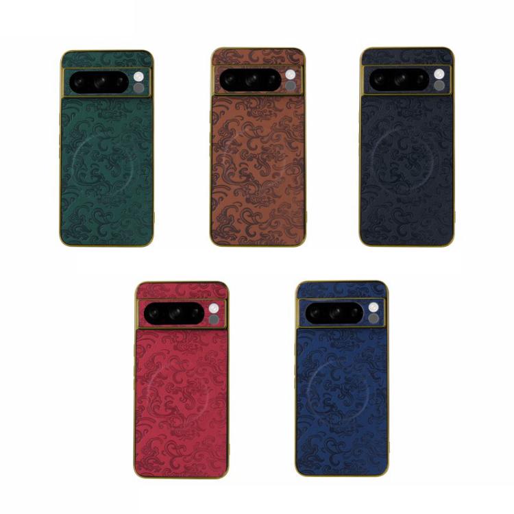 For Google Pixel 8 Pro Cloud Dragon Pattern MagSafe Phone Case