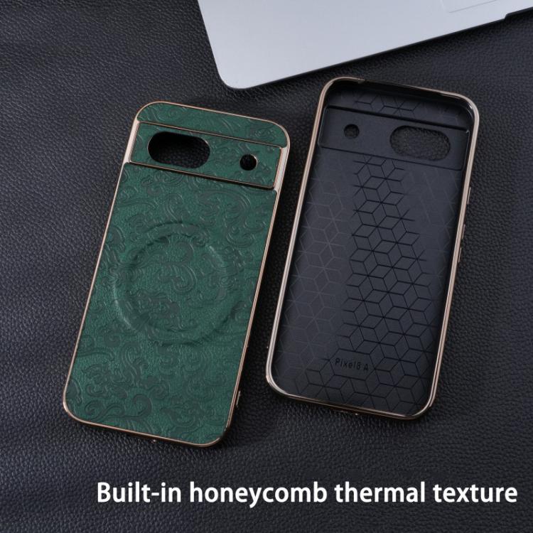 For Google Pixel 8a Cloud Dragon Pattern MagSafe Phone Case