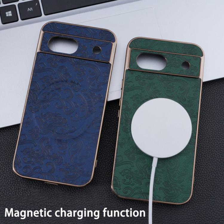 For Google Pixel 8a Cloud Dragon Pattern MagSafe Phone Case