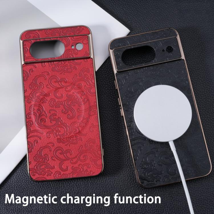 For Google Pixel 8 Cloud Dragon Pattern MagSafe Phone Case