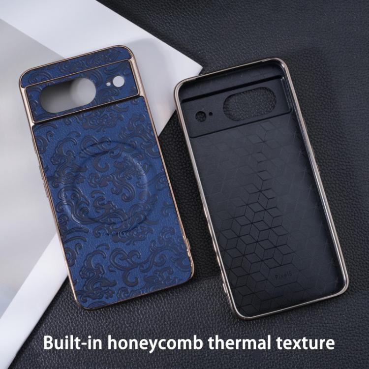 For Google Pixel 8 Cloud Dragon Pattern MagSafe Phone Case