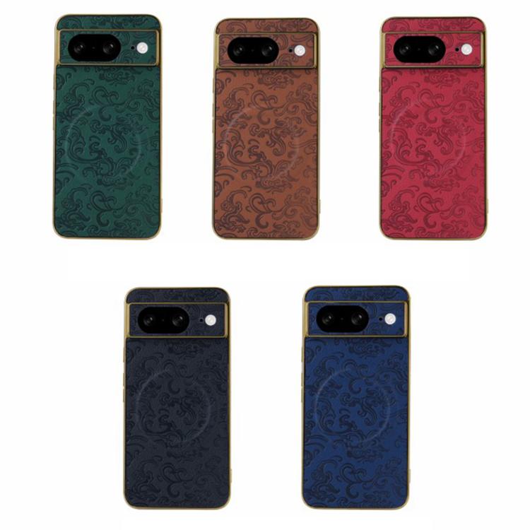 For Google Pixel 8 Cloud Dragon Pattern MagSafe Phone Case