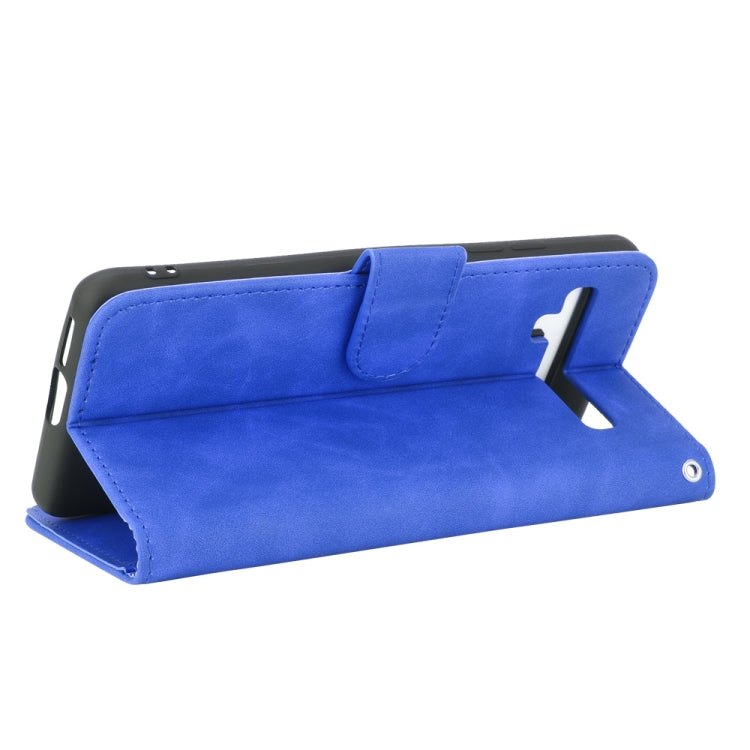 For TCL 10 Pro Solid Color Skin Feel Magnetic Buckle Horizontal Flip Calf Texture PU Leather Case with Holder & Card Slots & Wallet