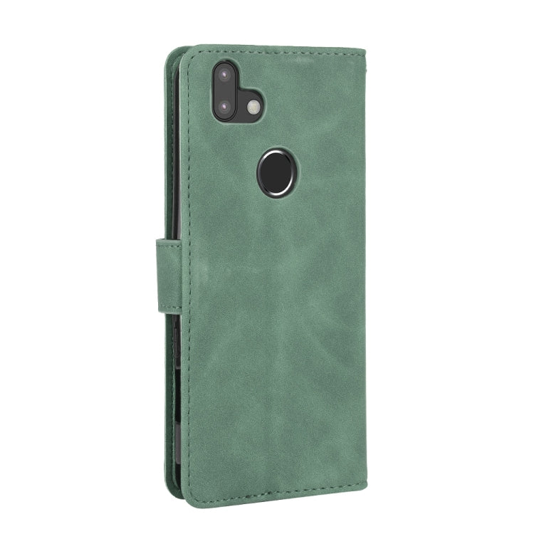 For Fujitsu Arrows RX (Arrows M05) Solid Color Skin Feel Magnetic Buckle Horizontal Flip Calf Texture PU Leather Case with Holder & Card Slots & Wallet