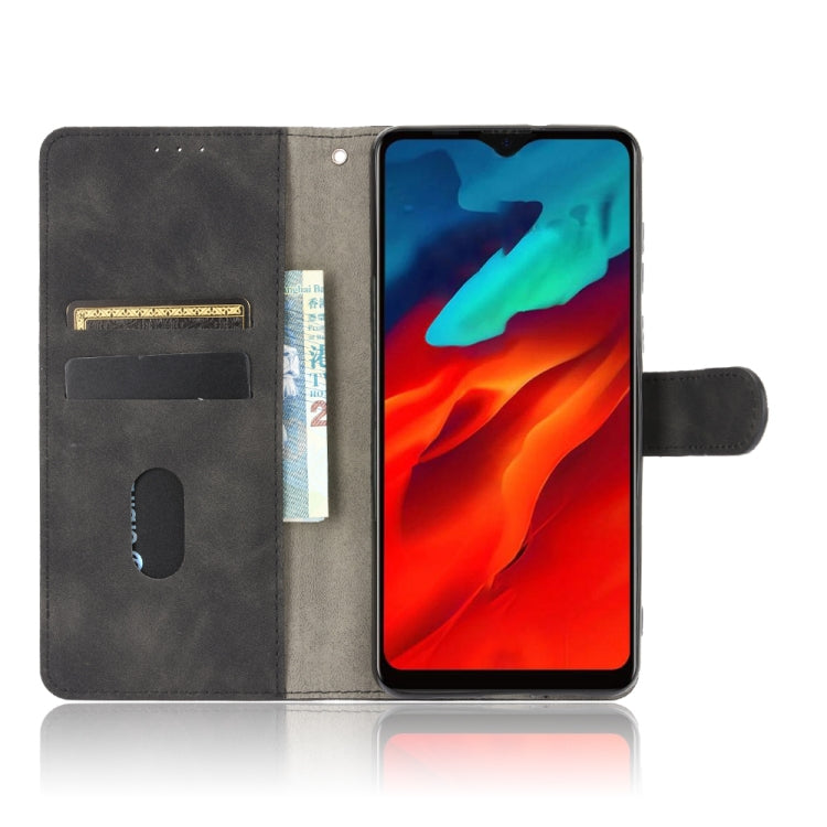 For Blackview A80 Pro Solid Color Skin Feel Magnetic Buckle Horizontal Flip Calf Texture PU Leather Case with Holder & Card Slots & Wallet